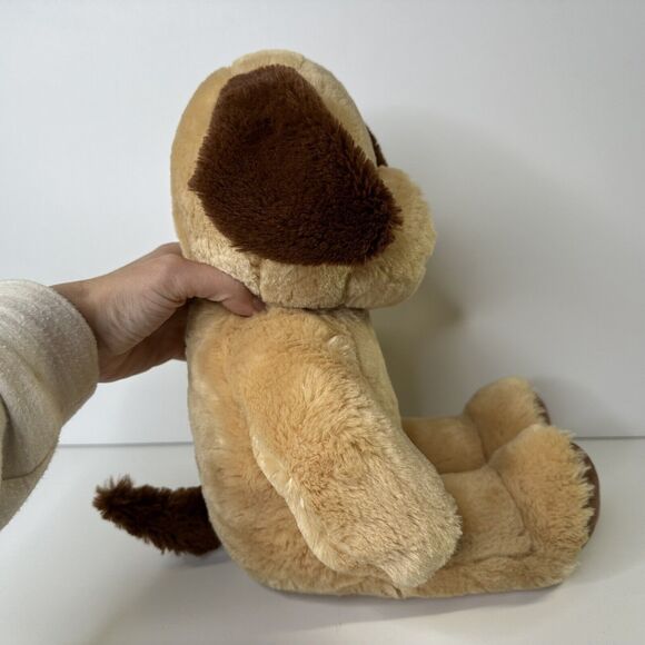 Build A Bear Plush 16" Tan Brown Puppy Dog 2014 BABW Heartbeat Voice READ - Picture 7 of 12